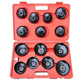 15pcs Cap Tyre Oil Filter Wrench